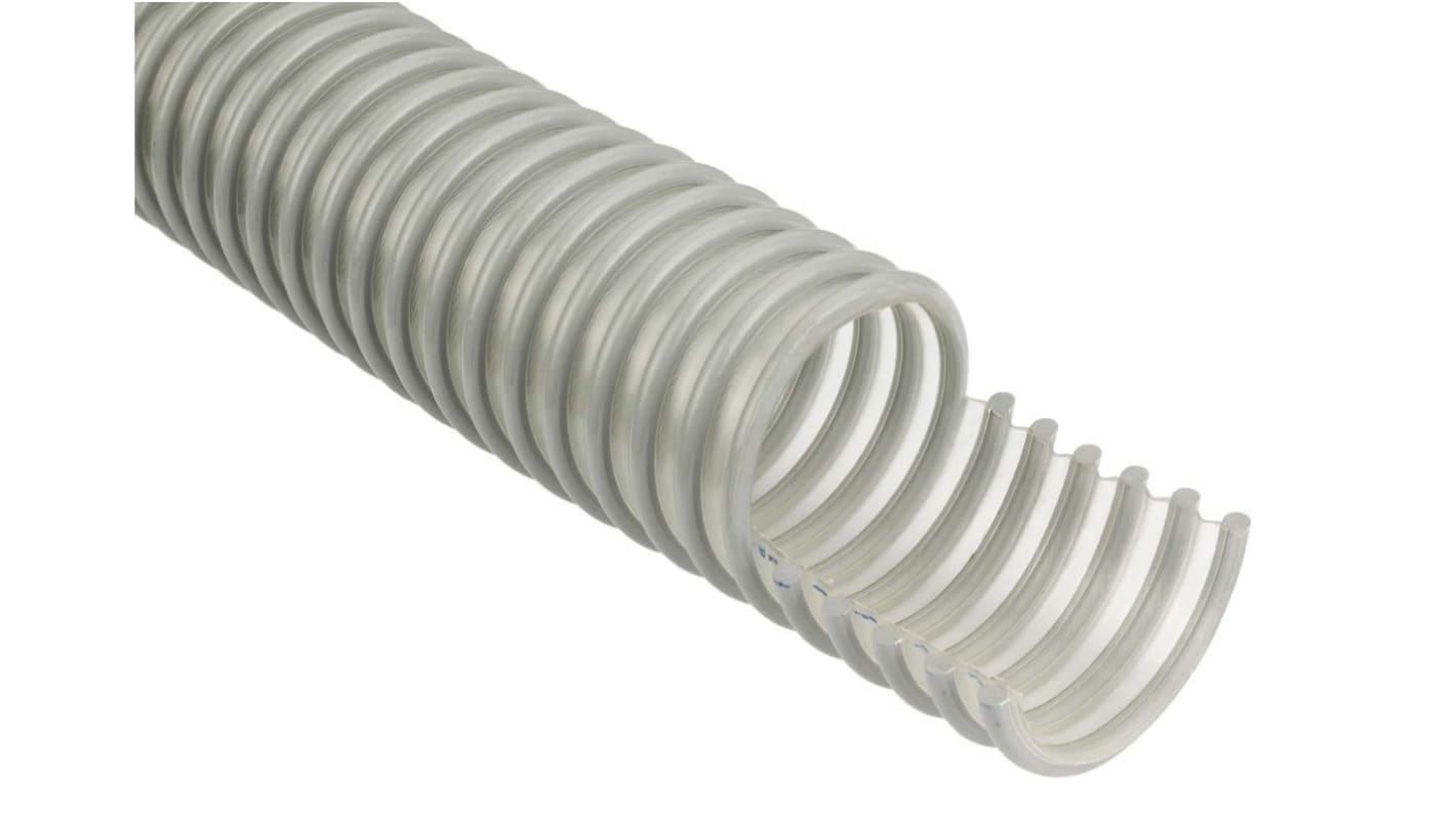 RS PRO rugalmas csővezetékek PUR, PVC, hossz: 10m, belső Ø: 51mm, külső Ø: 59mm, megerősített, alkalmazások:
