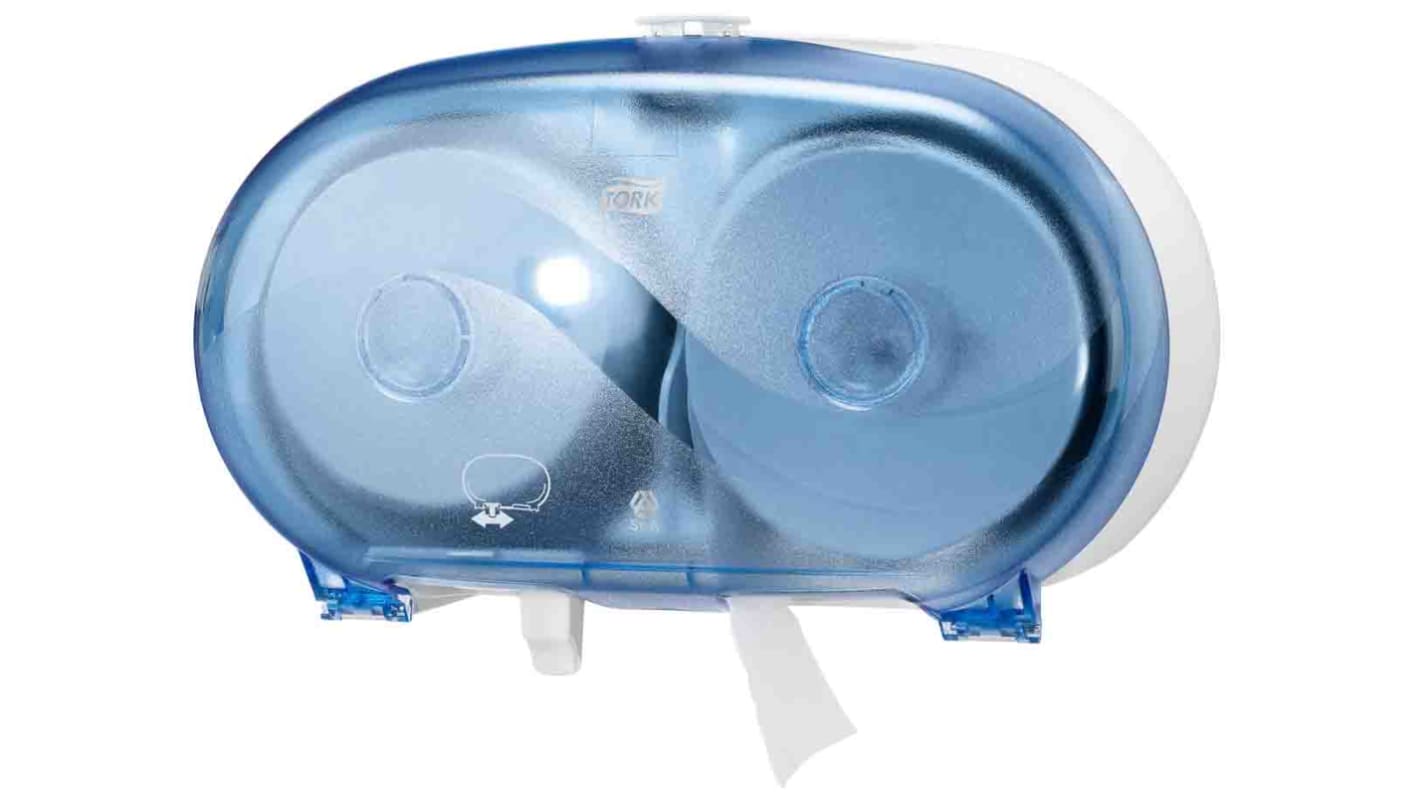 Dispenser per rotolo di carta igienica Tork, Blu in Plastica