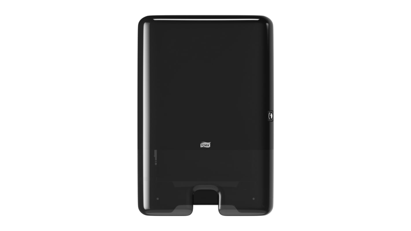 Tork Plastic Black Wall Mounting Paper Towel Dispenser, 102mm x 444mm x 302mm