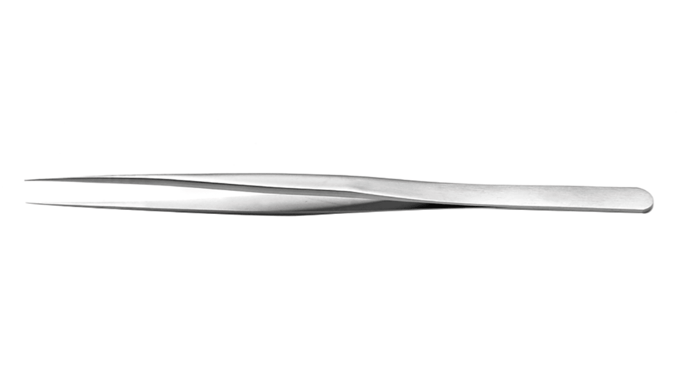 RS PRO 140 mm, Stainless Steel, Tweezers