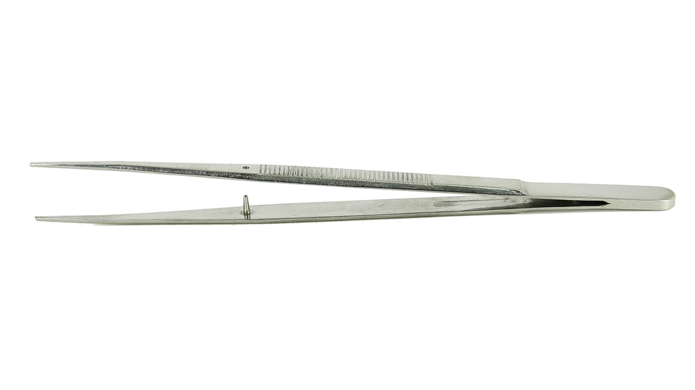 Brucelles RS PRO 648.S pointe Dentelée en  en inox, L. 155 mm