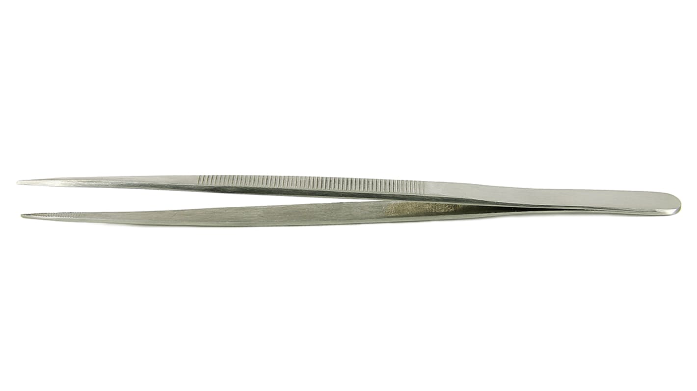 Brucelles RS PRO DF.SA pointe Dentelée en  en inox, L. 160 mm