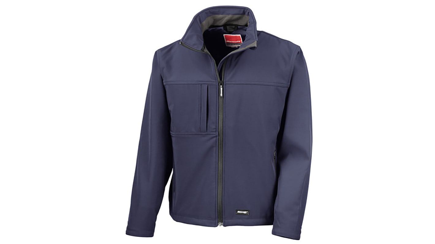 RS PRO Herren Softshell Jacke, wasserdicht Elastan, Polyester Marineblau, Größe S