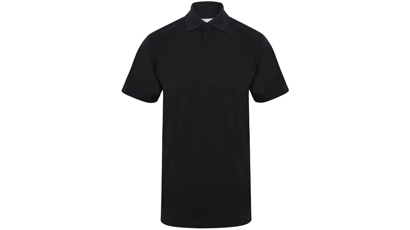 RS PRO Navy Cotton, Polyester Polo Shirt, UK- S, EUR- S