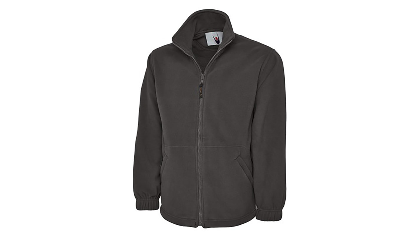 RS PRO Unisex Fleece-Jacke, Polyester Grau, Größe M