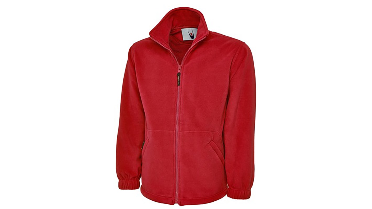 RS PRO Unisex Fleece-Jacke, Polyester Rot, Größe M