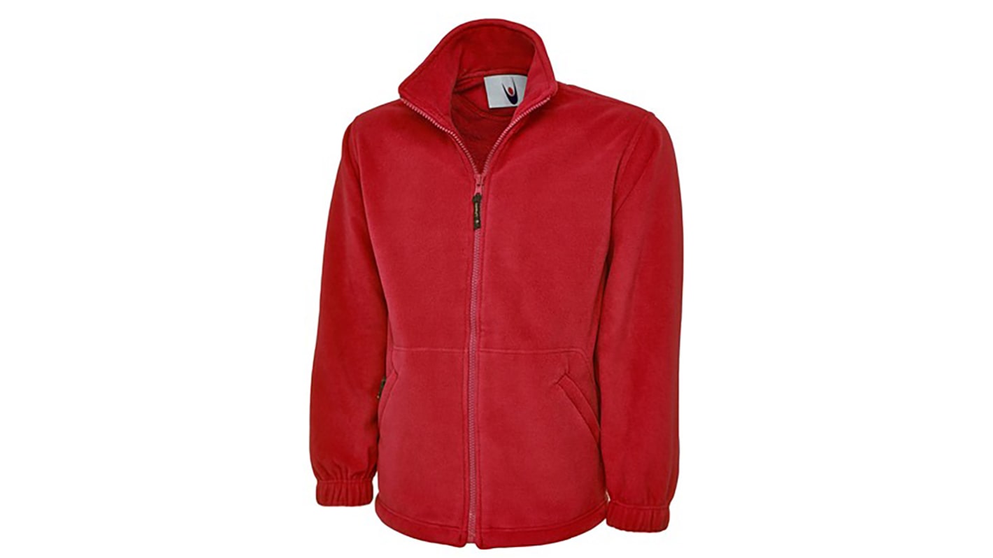 Flísová bunda Unisex, SC: S, Červená, Polyester RS PRO, Fleece, EUR: 96 → 101cm, UK: S