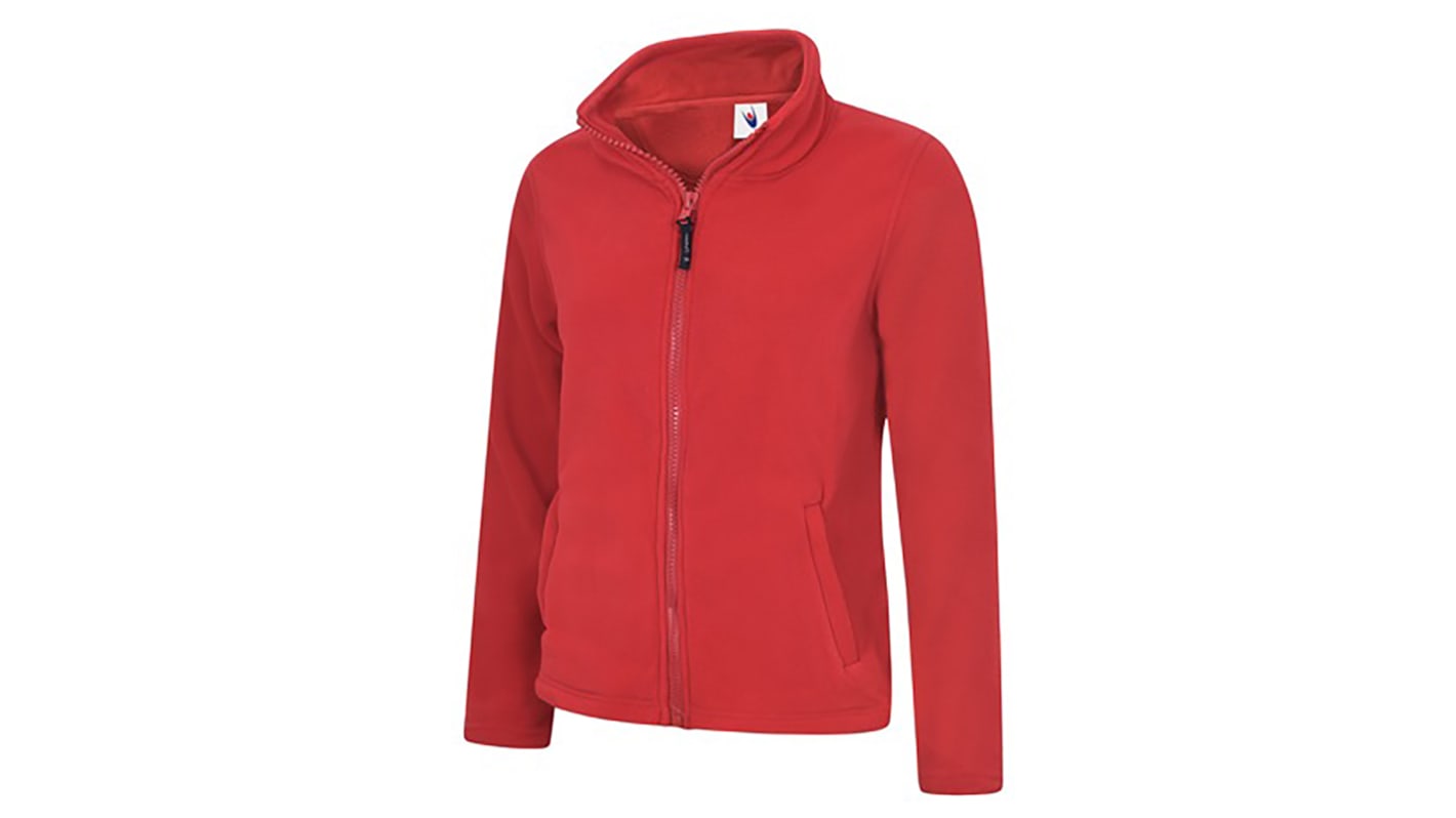 RS PRO Damen Fleece-Jacke, Polyester Rot, Größe XXL