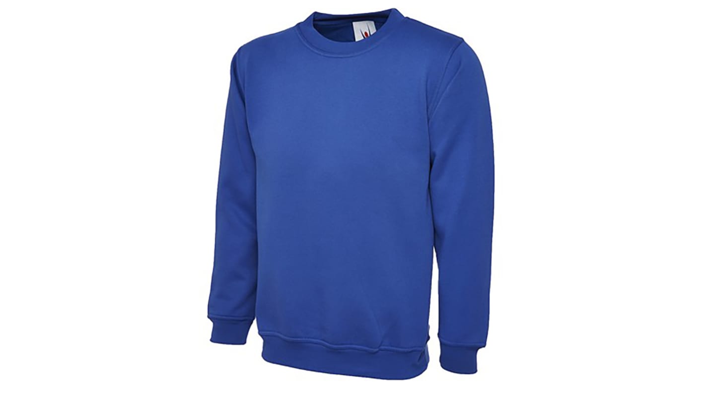 RS PRO Royal Blue Polyester, Cotton Unisex's Work Sweatshirt M