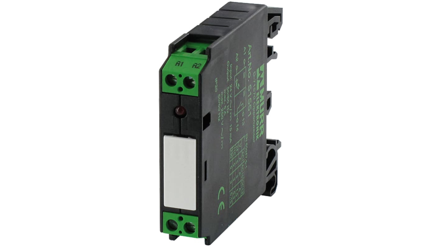 Murrelektronik Limited Interface Relay, DIN Rail Mount, 24V dc Coil