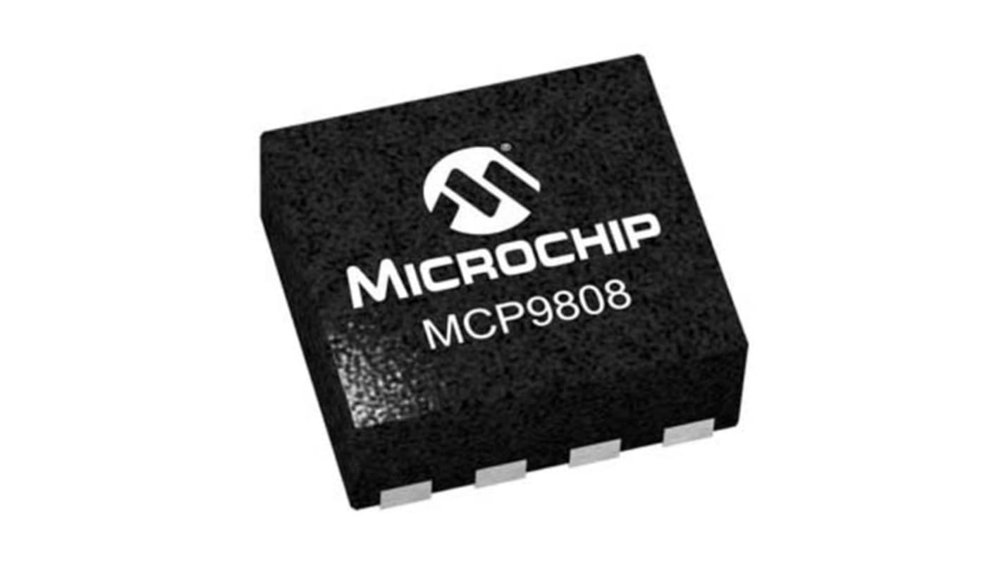 Microchip デジタル温度センサ, ±0.25°C, I2C、SMBus, 8-Pin DFN
