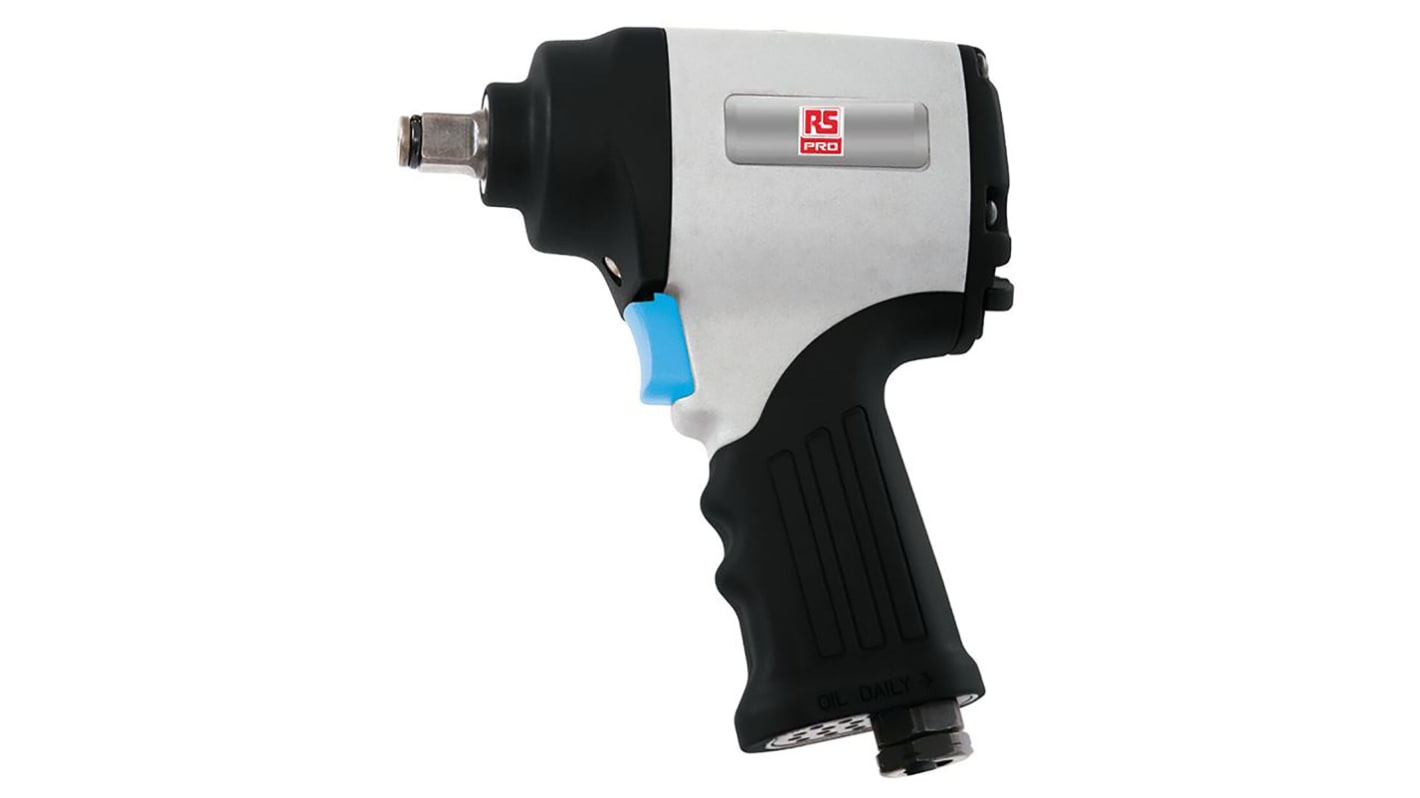 RS PRO APP201 1/2 in Air Impact Wrench, 10000rpm, 433Nm