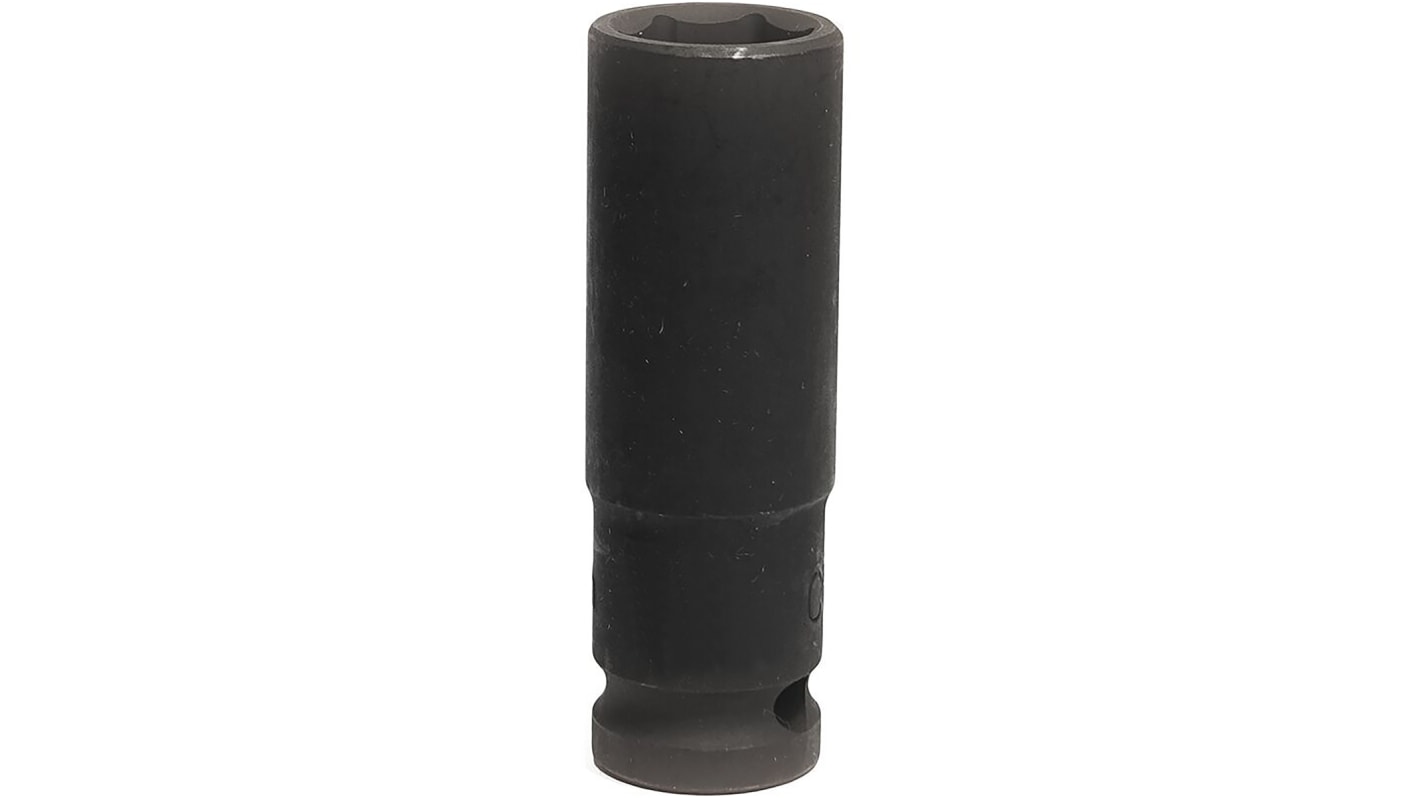 RS PRO 17mm, 1/2 in Drive Deep Impact Socket Hexagon