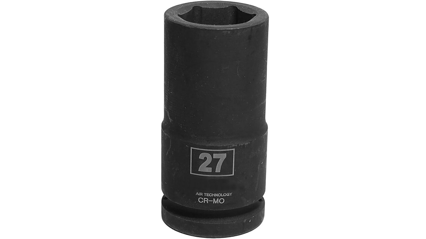 RS PRO 3/4", 27mm Sechskant Schlag-Steckschlüssel, lang CrMo-Stahl