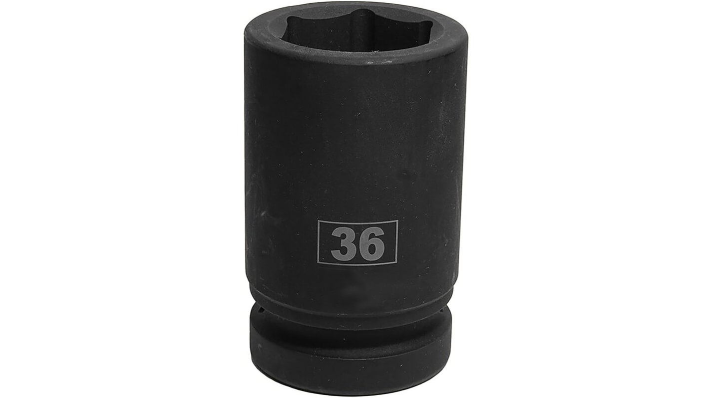 RS PRO 36mm, 1 in Drive Deep Impact Socket Hexagon