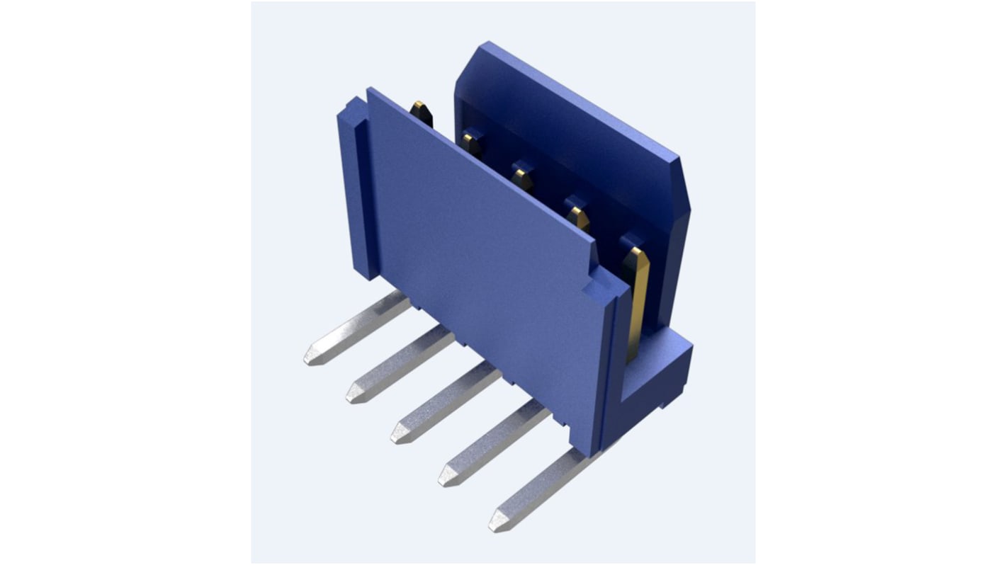 File di contatti PCB Amphenol ICC, 5 vie, 1 fila, passo 2.54mm