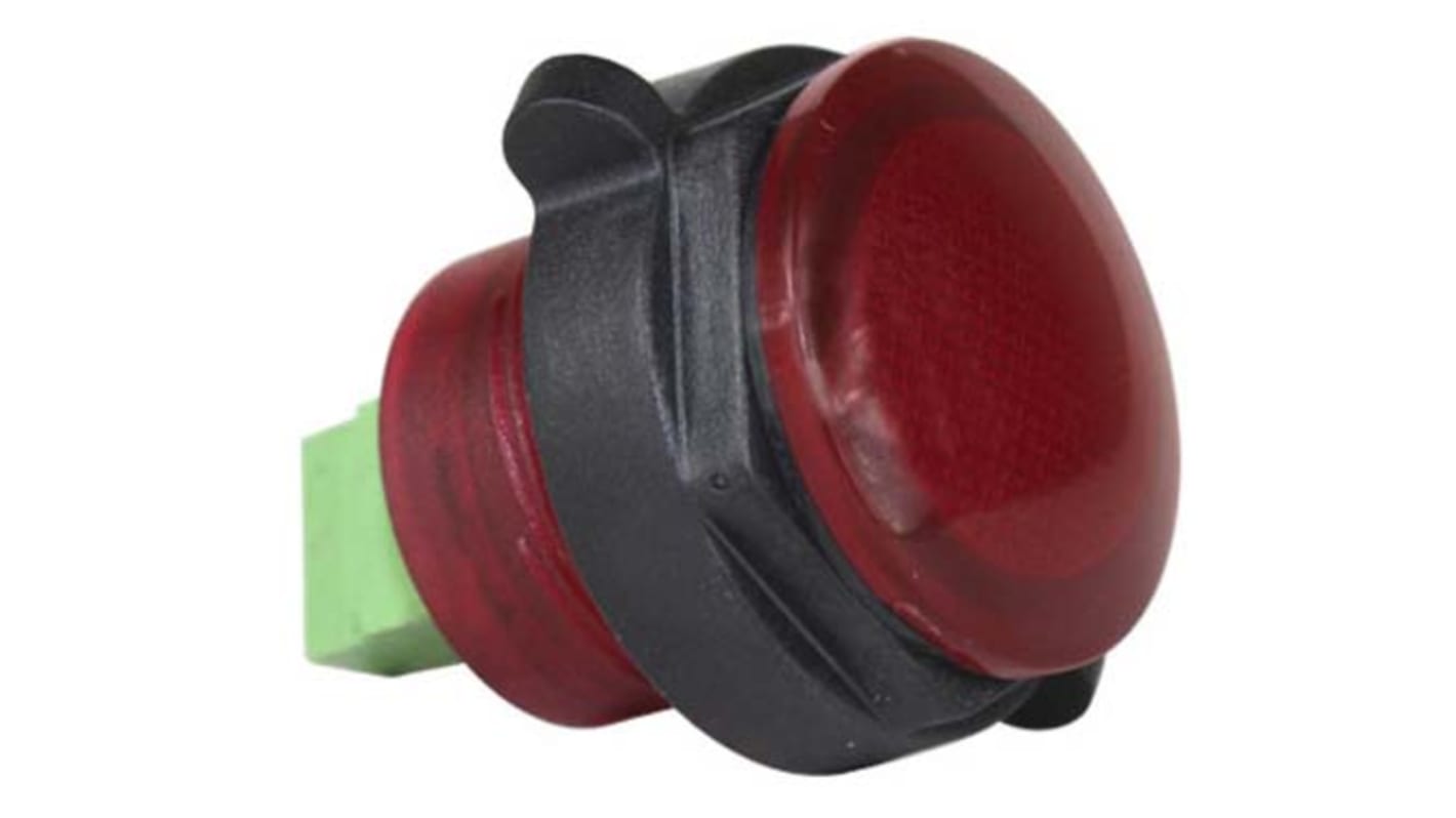 VCC Red Panel Mount Indicator, 22mm Mounting Hole Size, IP67