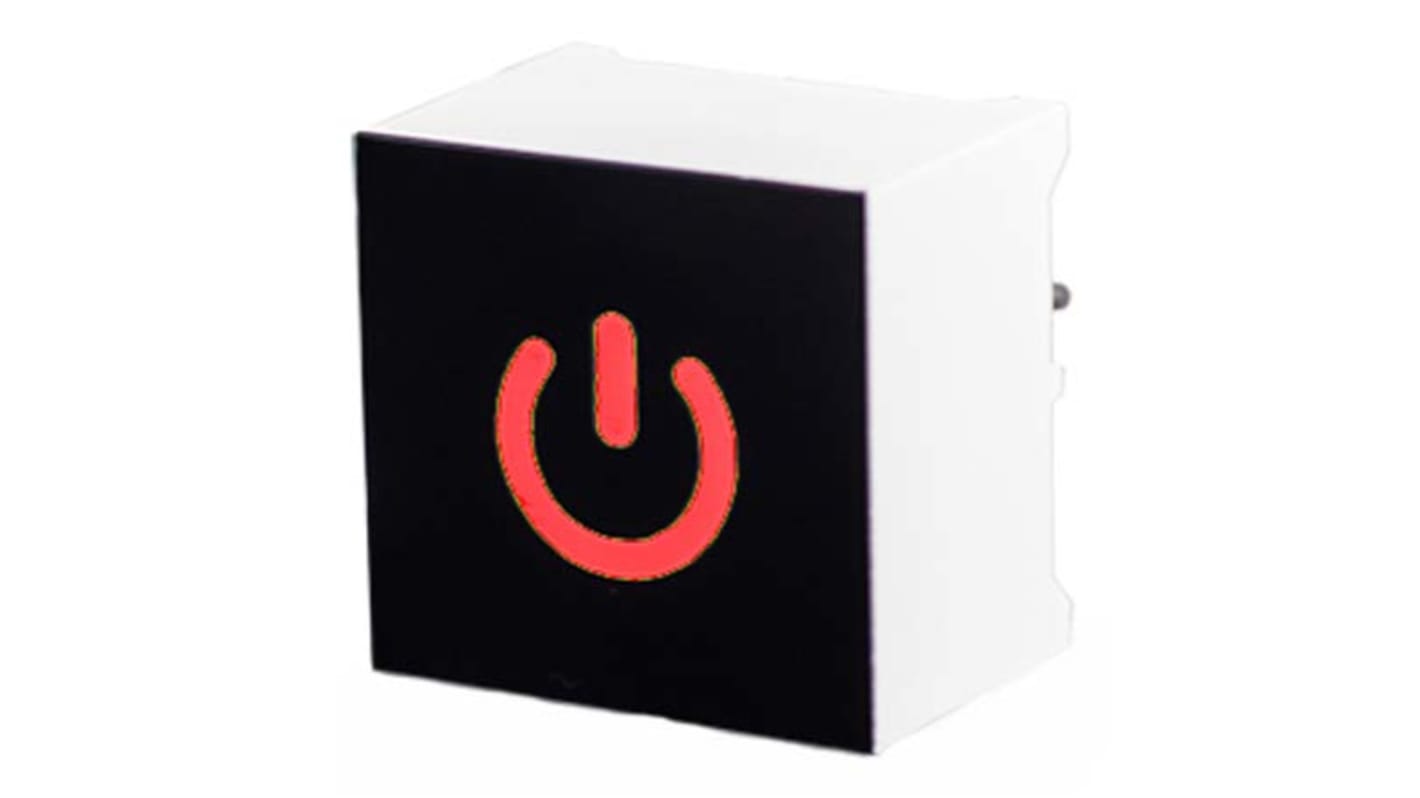 VCC Capacitive Switch,Illuminated, Red