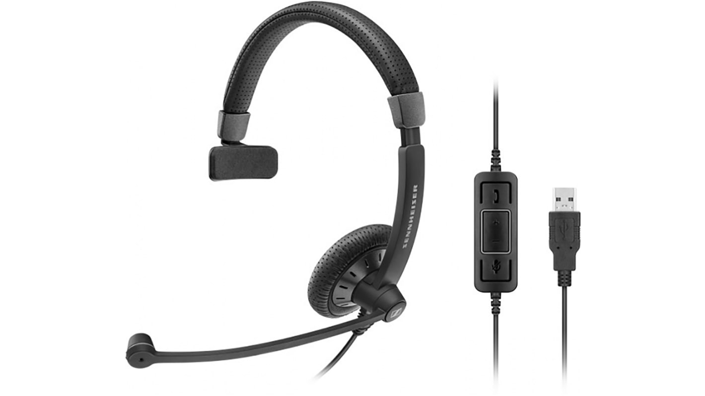 Micro casque Sennheiser SC 40 USB MS NOIR Noir