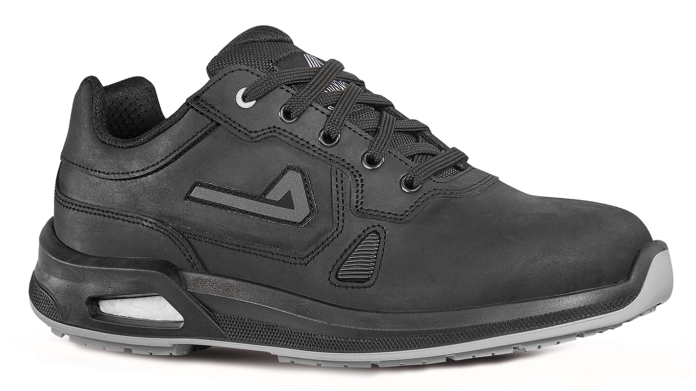 AIMONT VIGOREX Unisex Black, Grey Aluminium  Toe Capped Safety Trainers, UK 8, EU 42