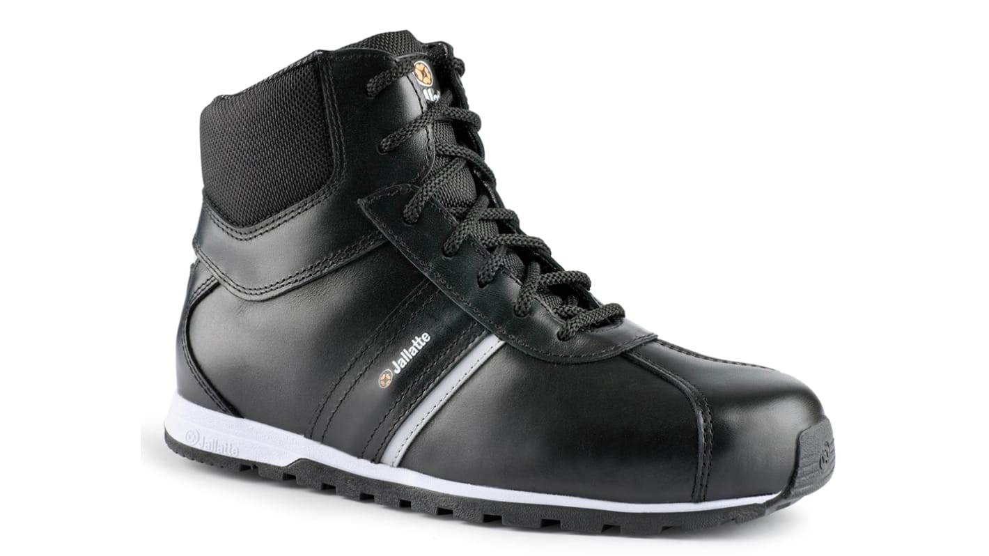 Chaussures de sécurité montantes Jallatte J DREAM, Femme, T 35, Noir, Blanc, S3, SRC, antistatiques