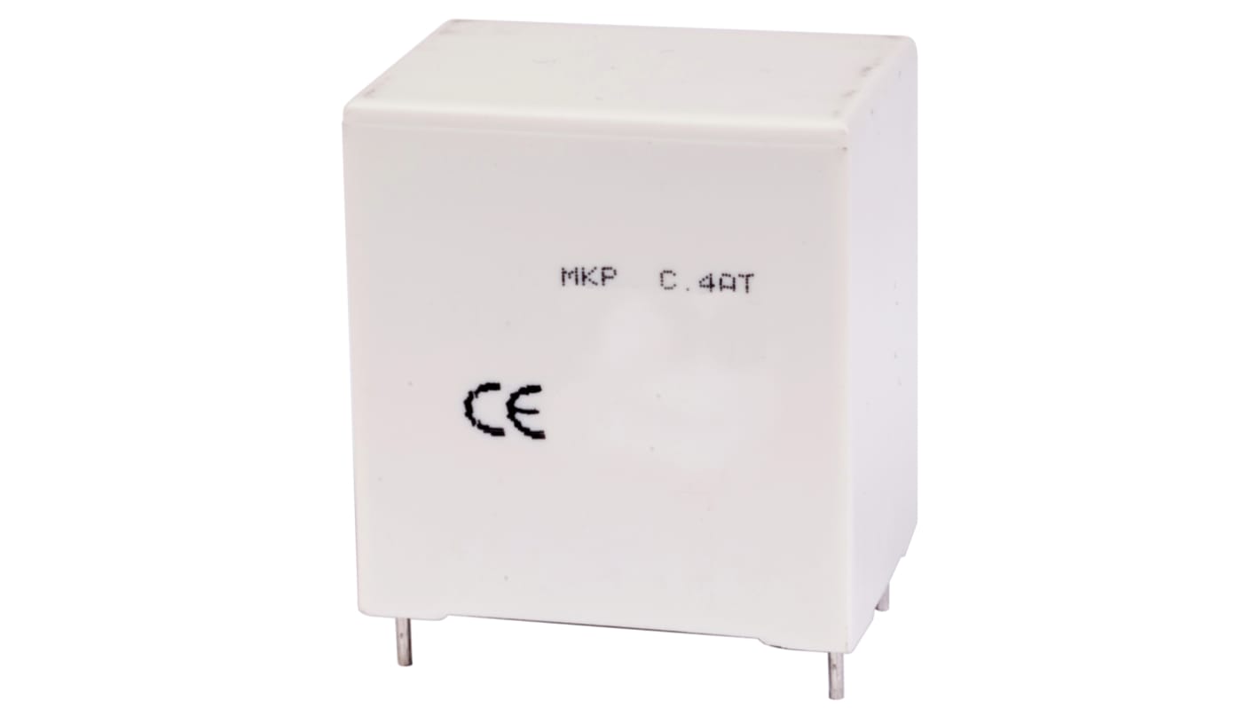 Condensateur à couche mince Kemet C4AT 10μF 275 V ac, 400 V dc ±5%