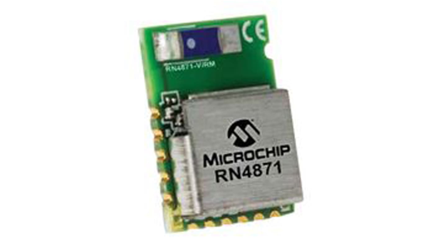 RN4871-I/RM128 Microchip Bluetooth SoC 4.2, 0dBm, 9 x 11.5 x 2.1mm