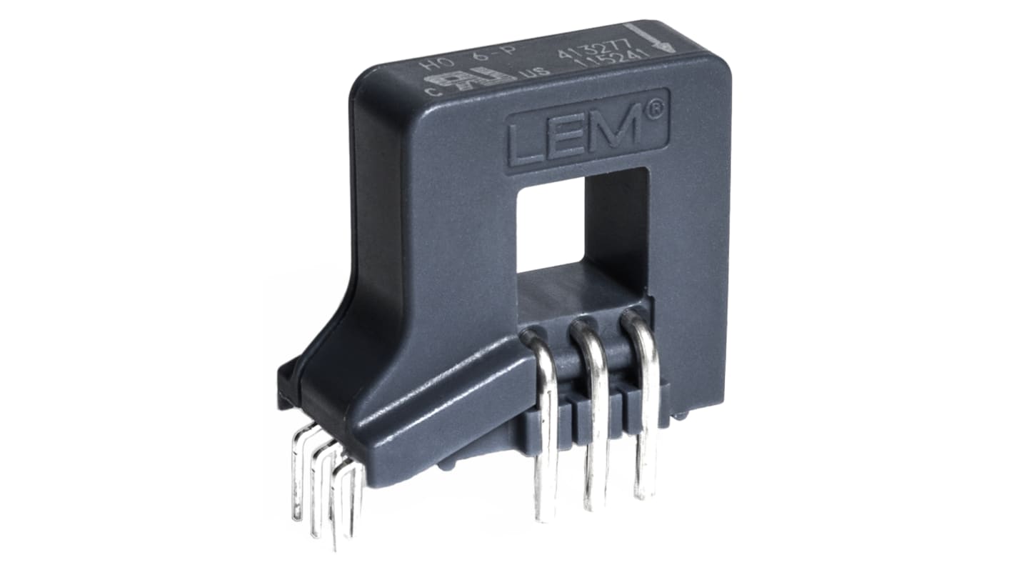 LEM HO Series Current Transformer, 6A Input, 20:1, Maximum of 25 mA Output, 8 x 8mm Bore, 3.14 → 3.46 V