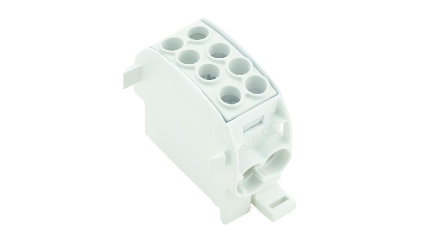 Weidmüller Distribution Block, 2 Way, 25 mm², 35 mm², 202A, 1 kV ac/dc, 600 V, Grey