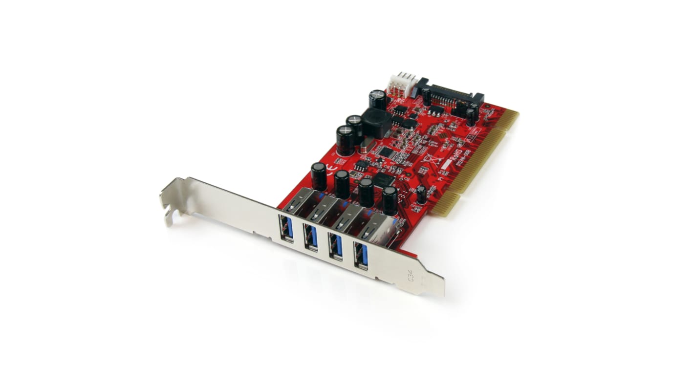 StarTech.com PCI USB-kort, 4 Porte, USB A, USB 3.0