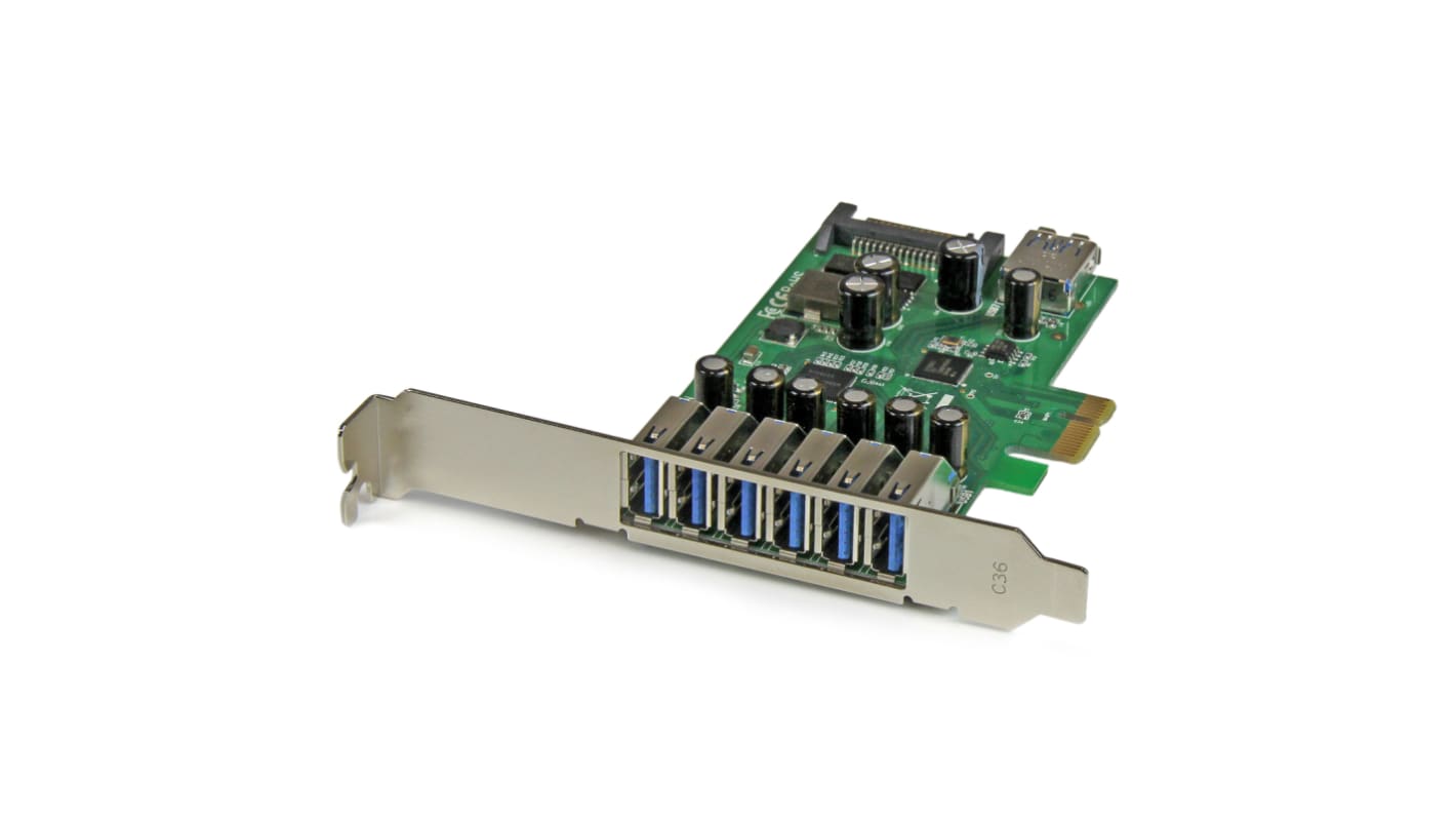 7 Port SuperSpeed USB 3.0 PCIe Card