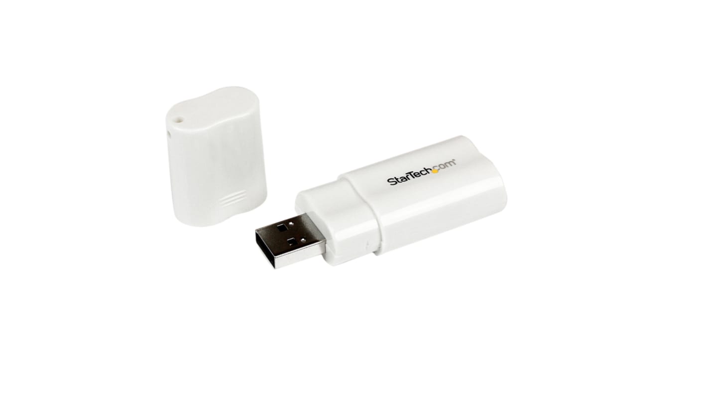 ICUSBAUDIO, Carte son Externe USB 2.0 StarTech.com, 2 canaux, Mini-Jack  3,5 mm