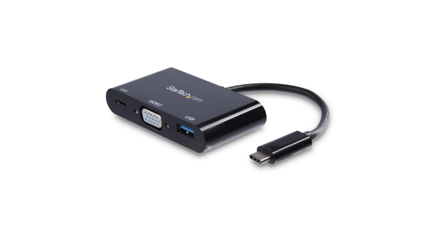 StarTech.com USB-C Docking Station with VGA - 1 x USB ports, USB A, USB C