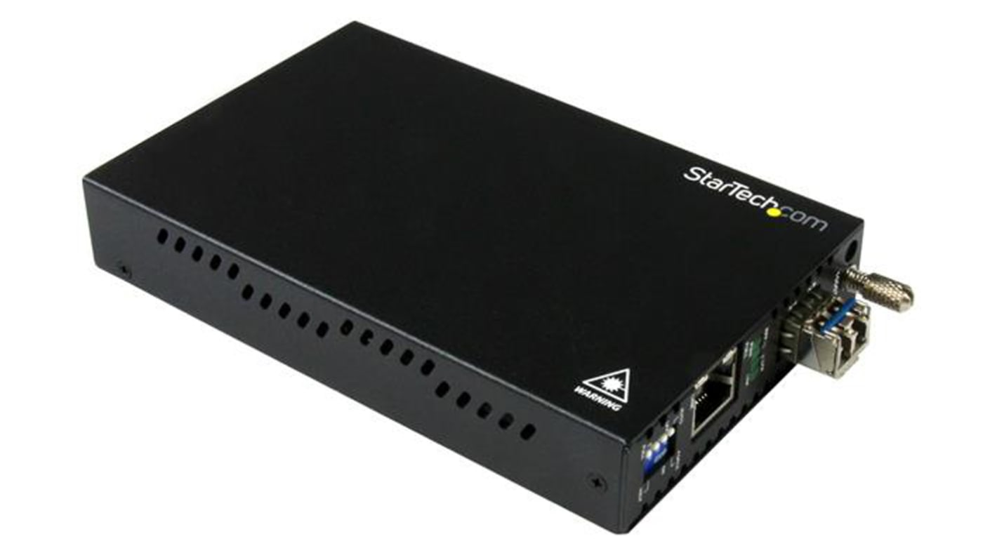 StarTech.com LC, RJ45 Media Converter, Single Mode, 10/100/1000Mbit/s, Half/Full Duplex 20km