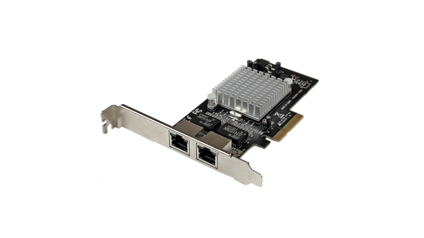 StarTech.com 2 Port PCIe RJ45 Network Card, 10/100/1000Mbit/s