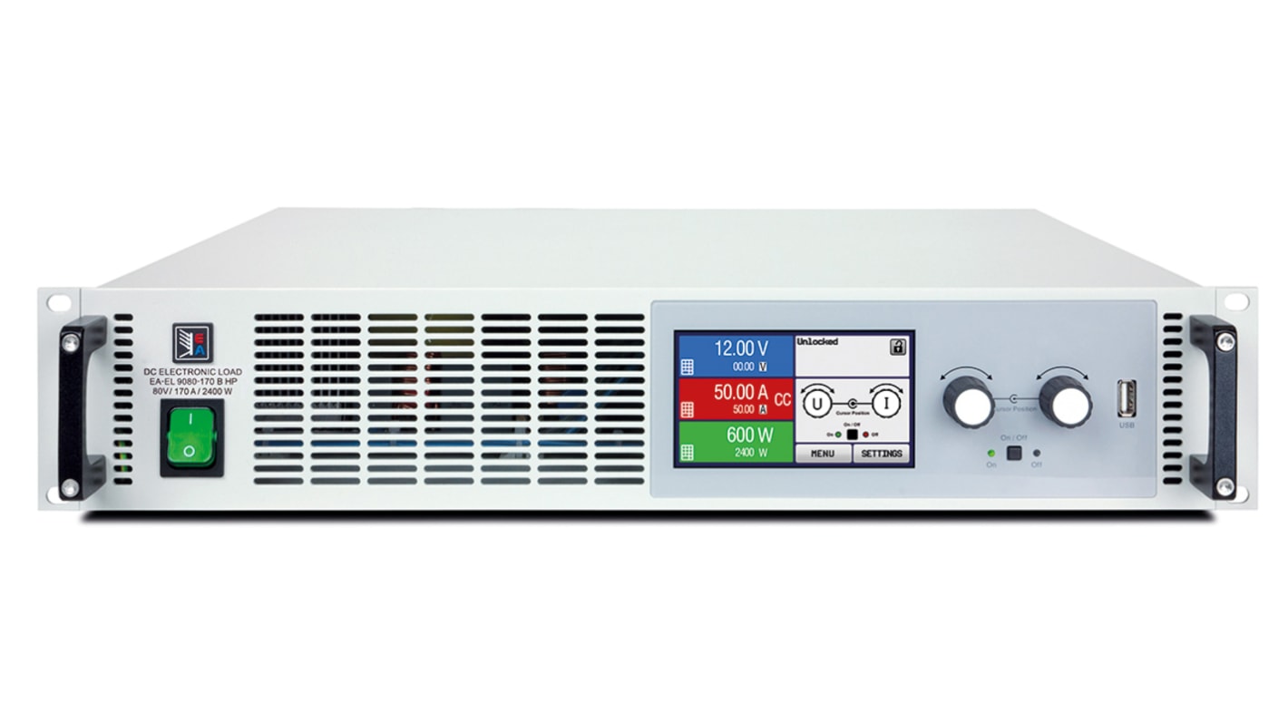 Elektronická zátěž DC EA-EL 9750-20 B HP 2U 0 → 20 A 0 → 750 V. 0 → 1200 W. 3 → 1250