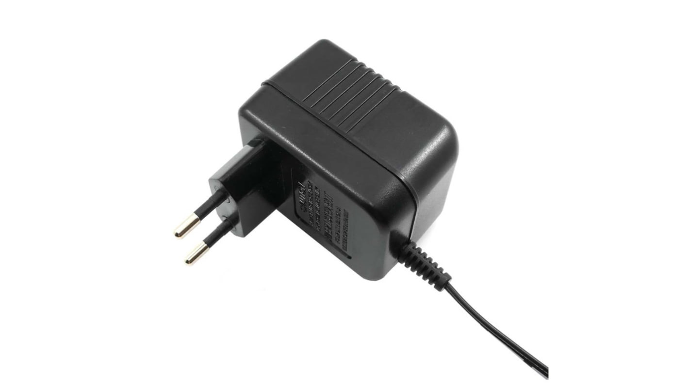 RS PRO 6W Plug-In AC/DC Adapter 12V dc Output, 450mA Output