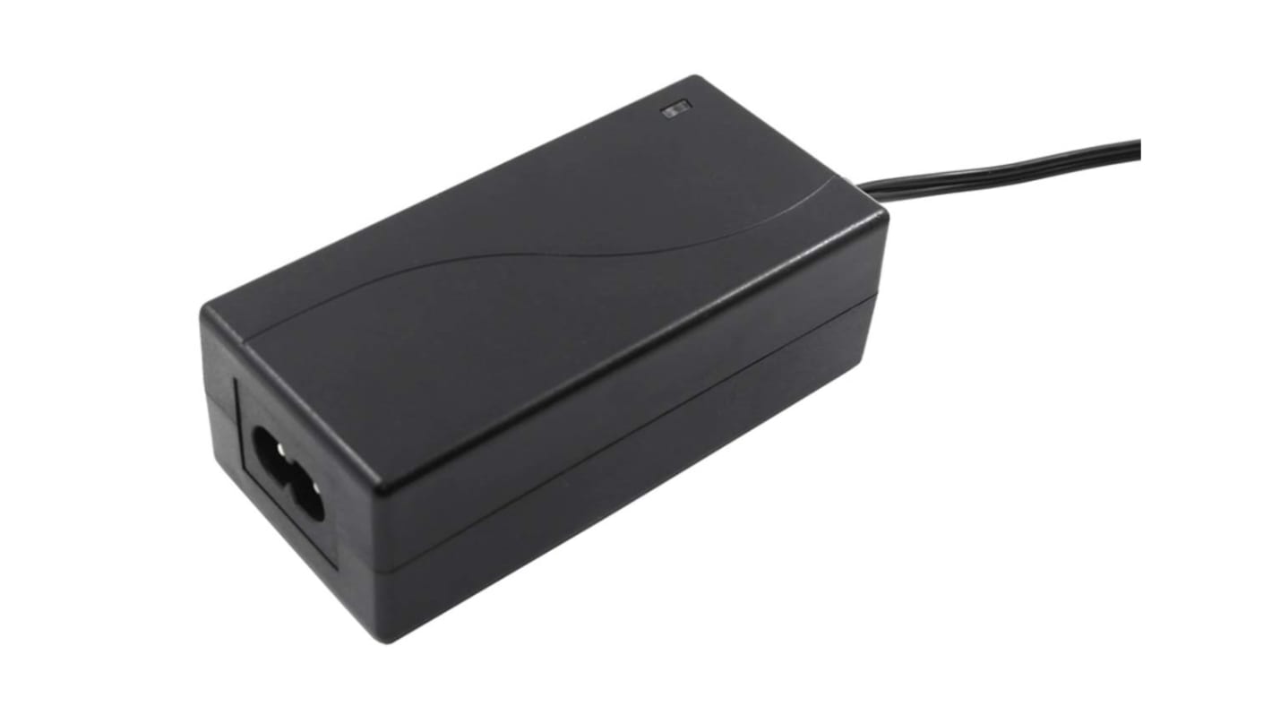 RS PRO 30V dc AC/DC-adapter, 1.2A, 36W, IEC 320-C8