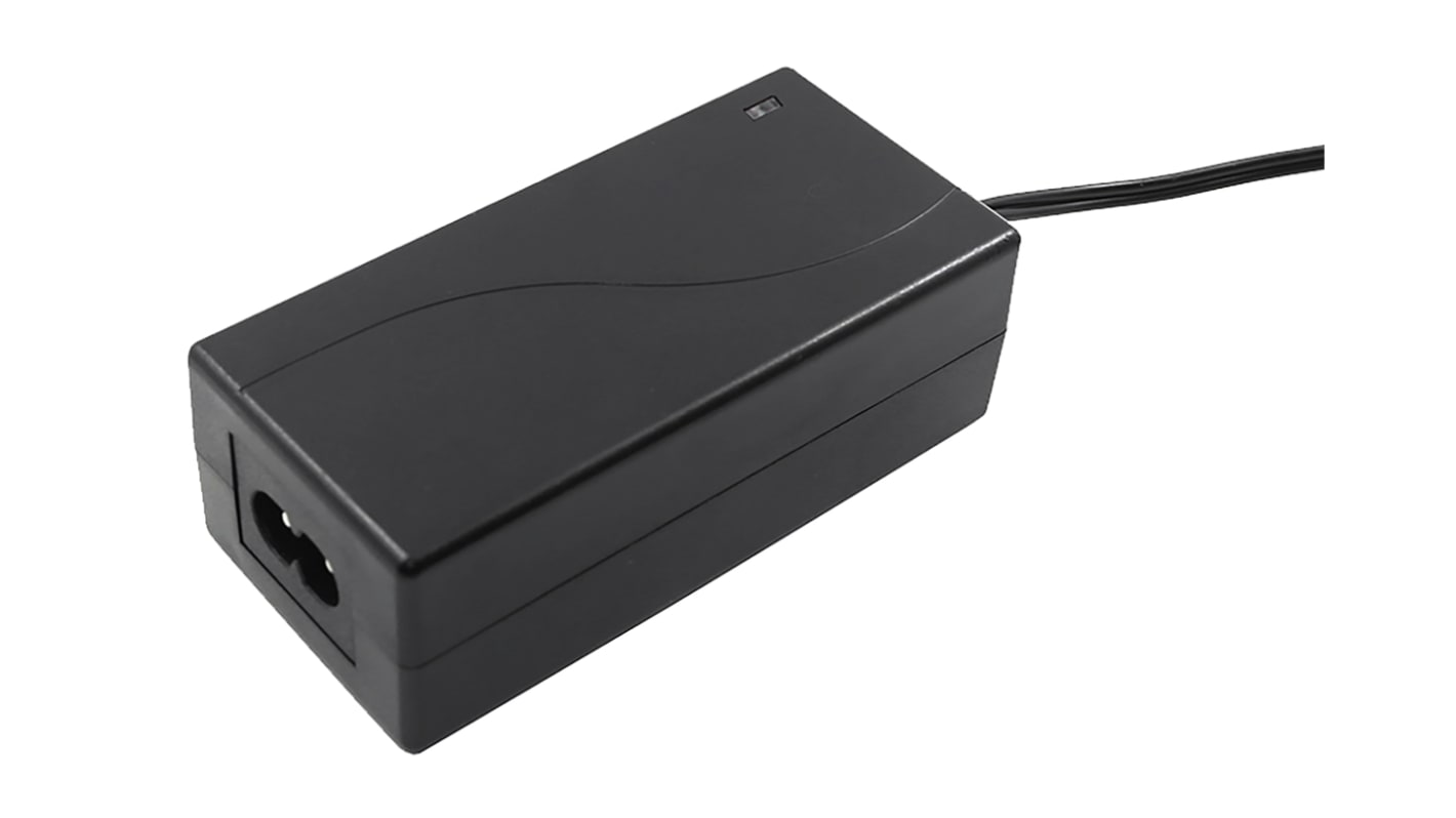 RS PRO 24V dc AC/DC-adapter, 2.5A, 60W, IEC 320-C8