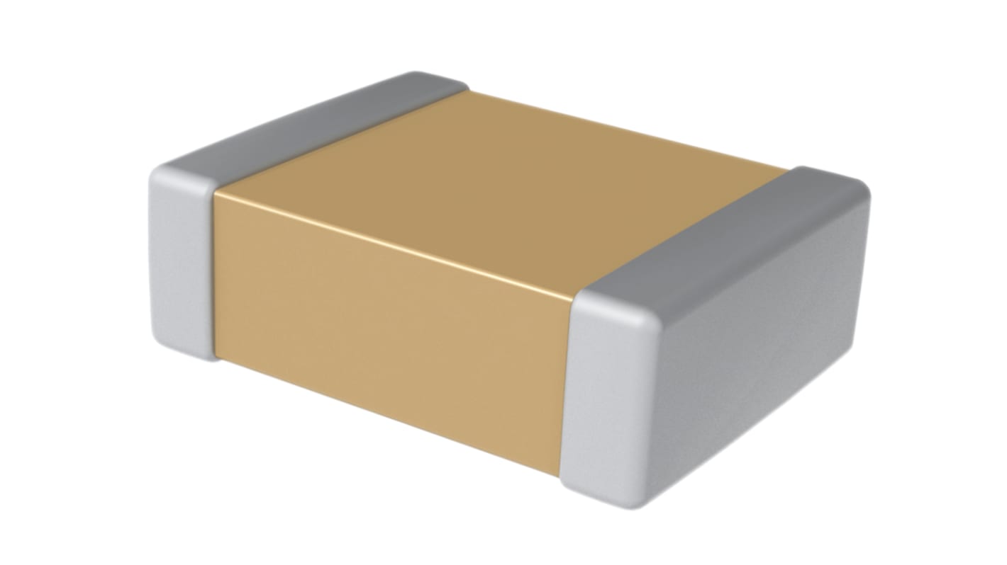 KEMET 330nF Multilayer Ceramic Capacitor MLCC, 25V dc V, ±5% , SMD