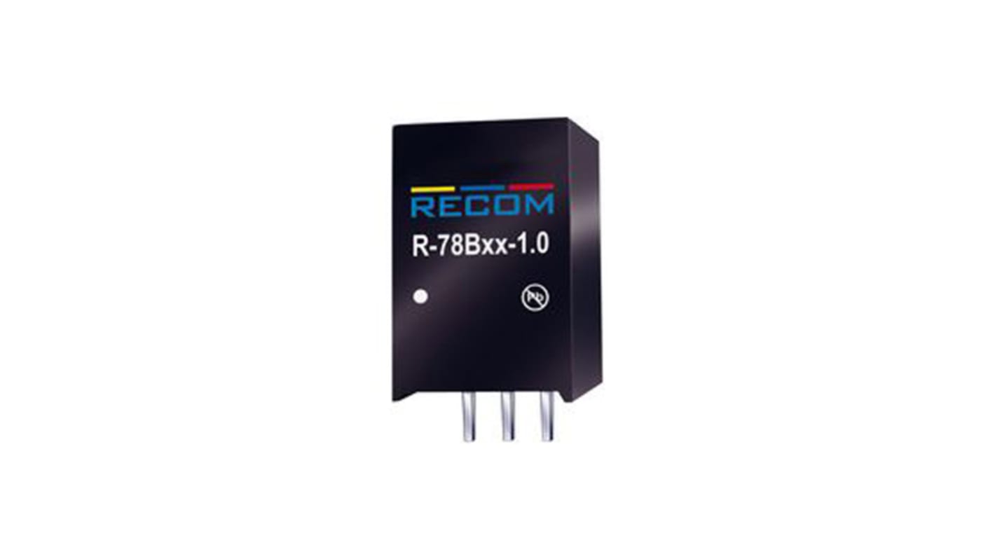 Regolatore switching Recom, ingresso 6.5 → 32V cc, uscita 5V cc, 2A, 10W