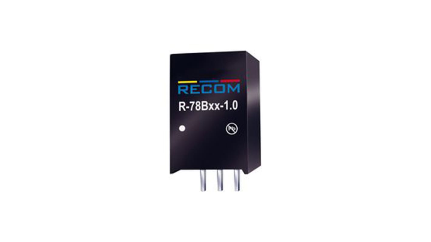 Regolatore switching Recom, ingresso 15 → 32V cc, uscita 12V cc, 2A, 24W