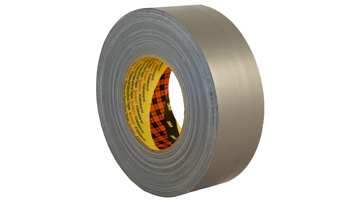 3M Scotch 389 Duct Tape, 50m x 38mm, Silver, PE Coated Finish