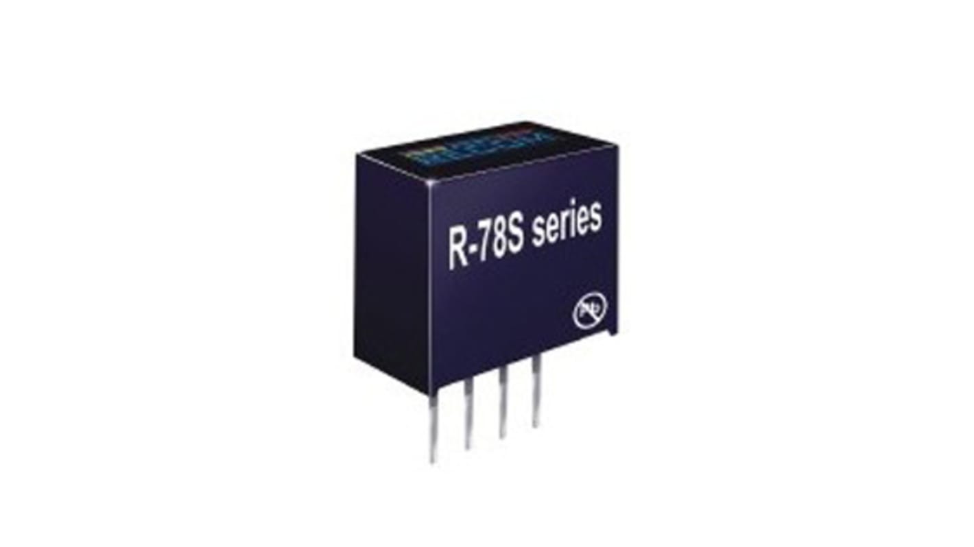 Recom R-78S Schaltregler, Eingang 0.65 → 3.15V dc / Ausgang 3.3V dc, 1 Ausg., 0.33W, 100mA, Durchsteckmontage