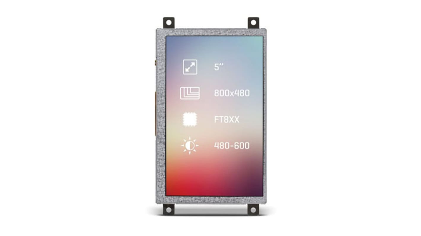 MikroElektronika MIKROE-2169 TFT LCD Colour Display, 5in, 800 x 480pixels