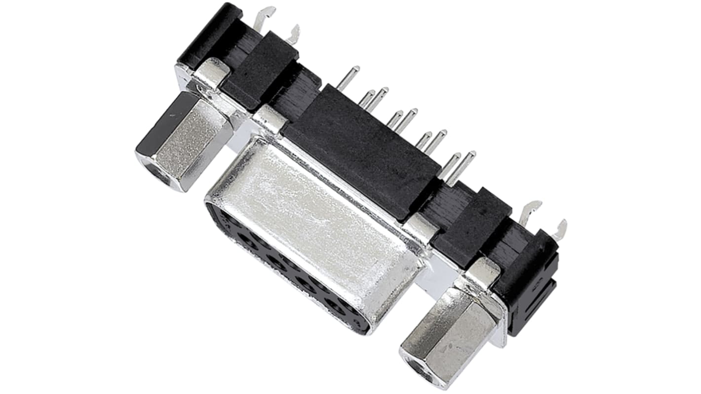 Connecteur Sub-D Femelle Harting 9 voies Traversant Droit