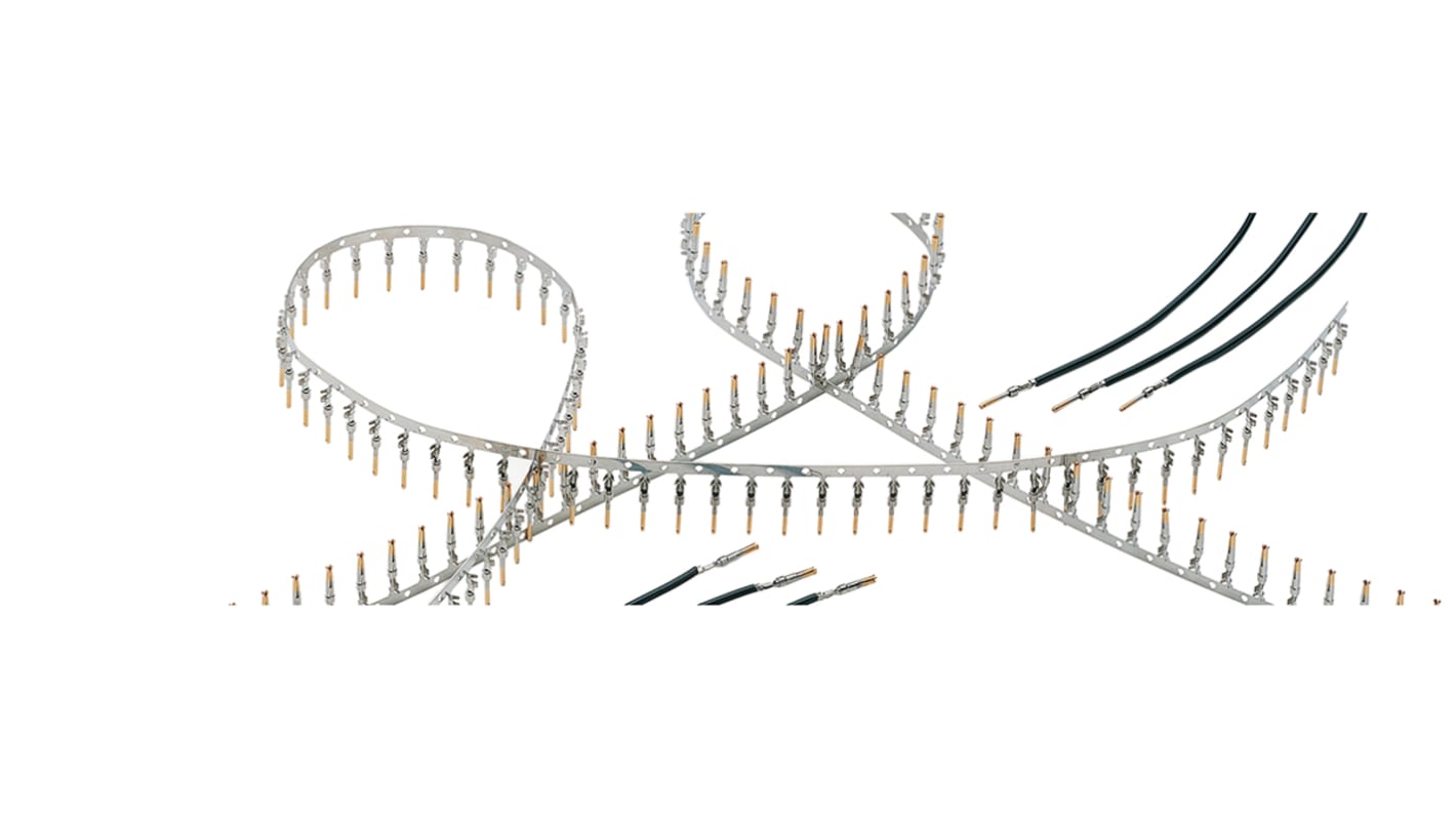Harting, D-Sub Standard Series, Male Crimp D-sub Connector Contact, PdNi Pin, 24 → 28 AWG