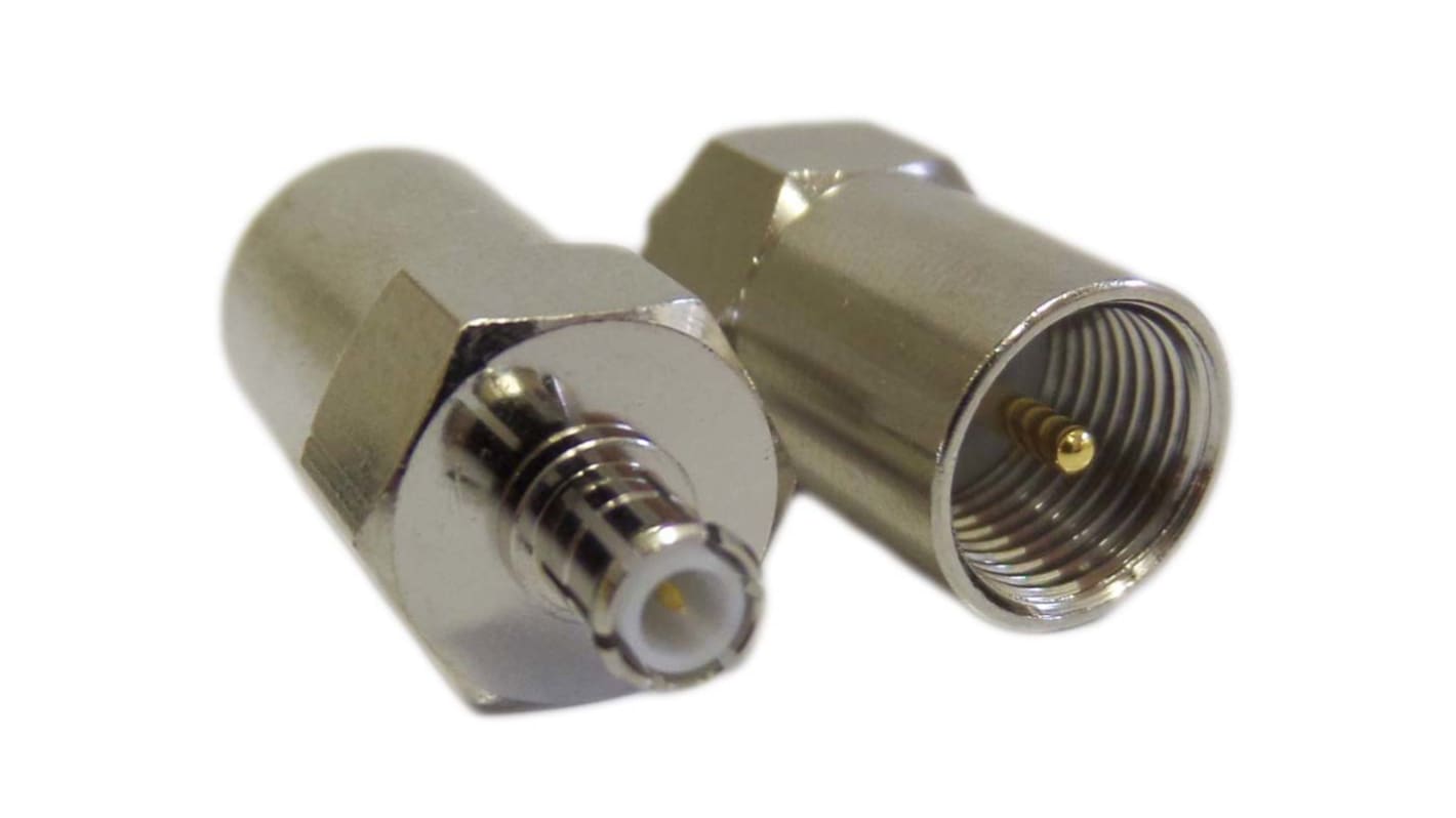 Adaptador de RF Siretta ADAPT/MCXM/FMEM, Macho Recto MCX a Macho FME Coaxial