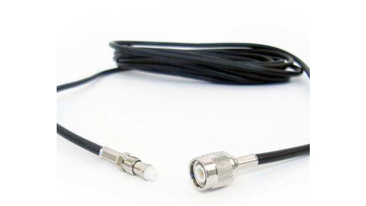 Câble coaxial Siretta ASM, LLC200A, TNC, / SMA, 15m, Noir