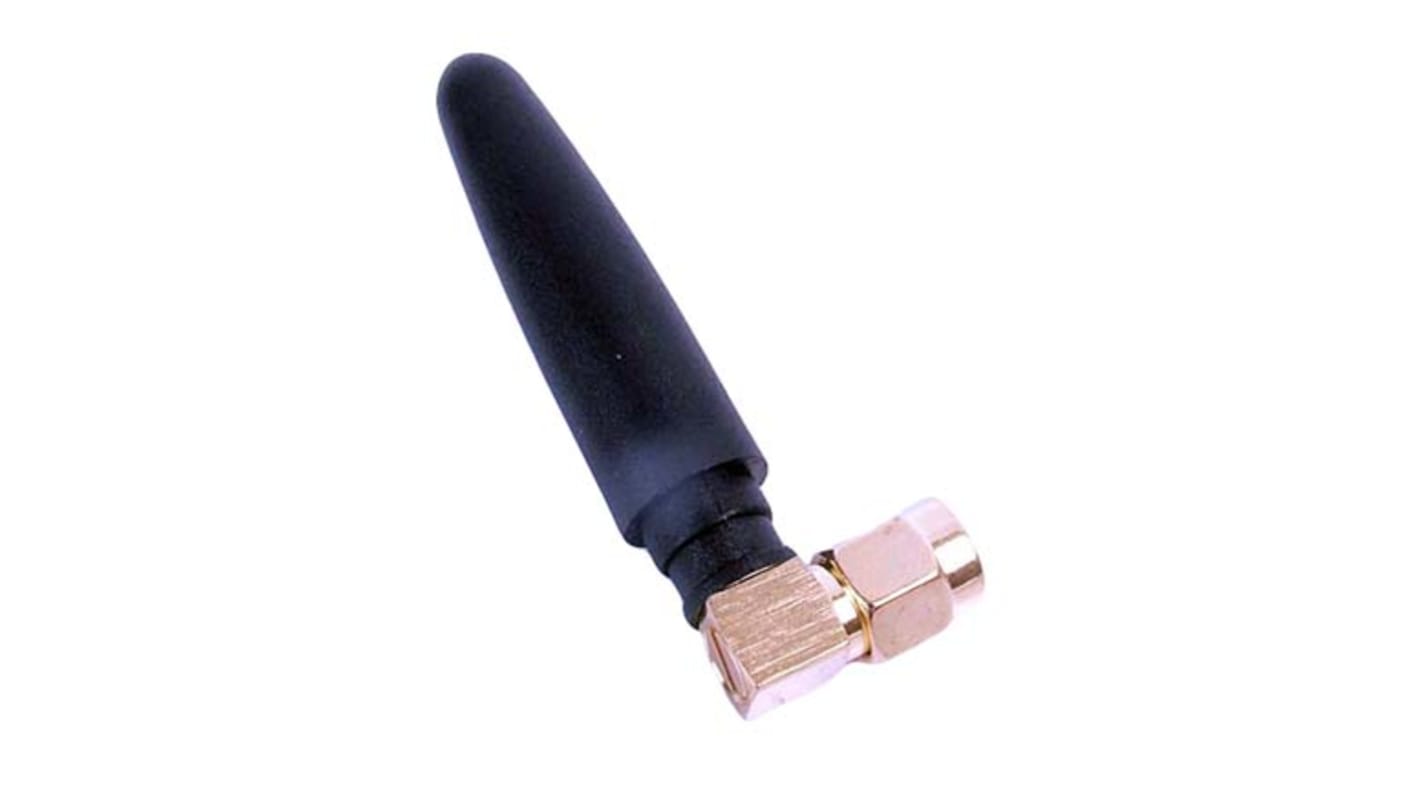 Siretta DELTA2D/X/SMAM/S/RA/34 Stubby Multiband Antenna with SMA Connector, 2G (GSM/GPRS), 3G (UTMS), 4G, 4G (LTE